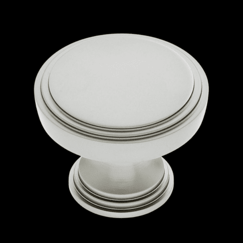 JVJ 51646 Manior Collection Satin Nickel Finish 45 mm Knob, Solid Brass