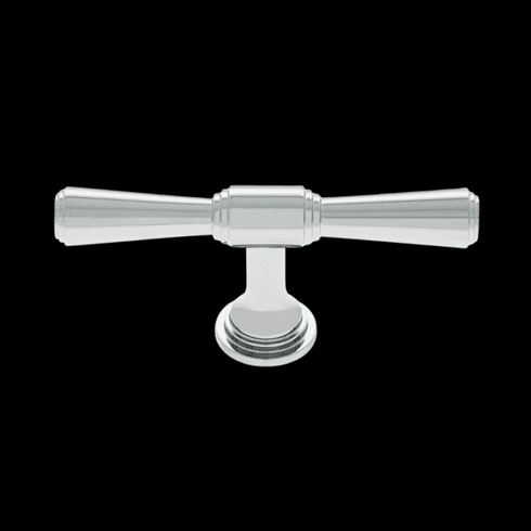 JVJ 52116 Manior Collection Polished Nickel Finish T Knob, Solid Brass