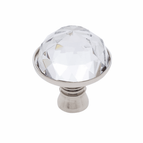 JVJ 52614-D 30 mm Half-European Knob Polished Nickel