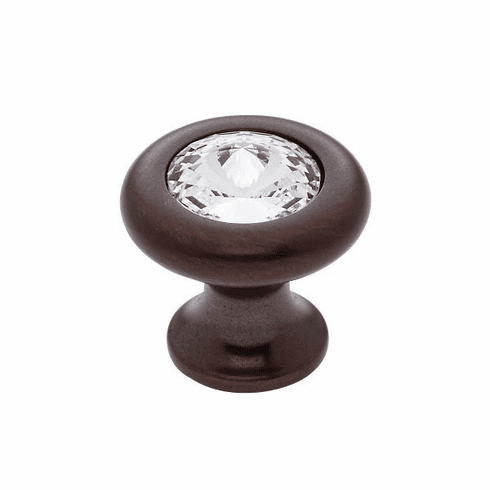 JVJ 52912-D 30 mm Half-Diamond Cut Knob Old World Bronze