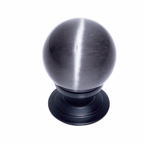 JVJ 54020-D 30 mm Grey Cat's Eye Knob Oil Rubbed Bronze
