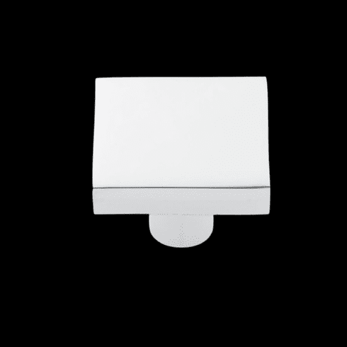 JVJ 54516 Plateau Collection Polished Nickel Finish 32 mm Square Knob, Solid Brass