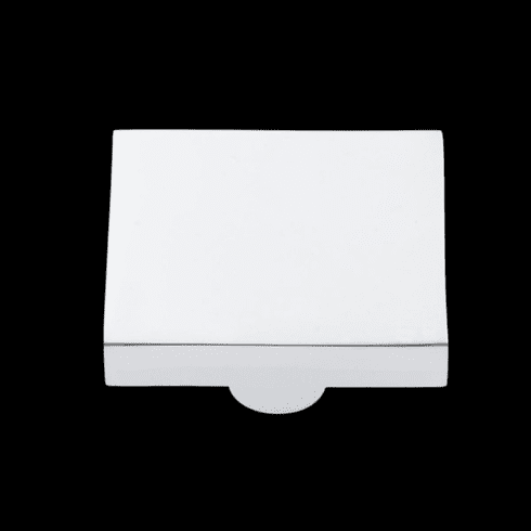 JVJ 56416 Plateau Collection Polished Nickel Finish 40 mm Square Knob, Solid Brass