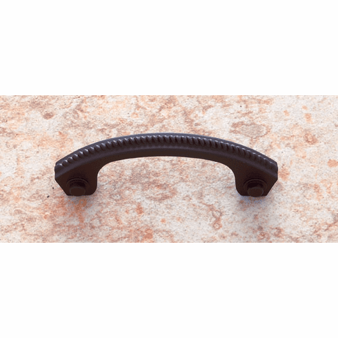 JVJ 57120 Classic Collection Oil Rubbed Bronze Finish 3” c/c Rope Pull, Solid Brass