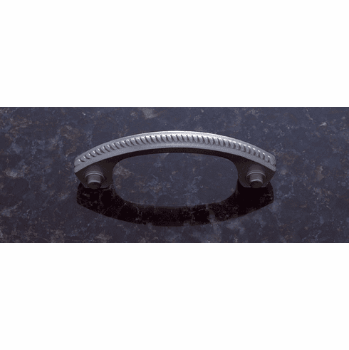 JVJ 57146 Classic Collection Satin Nickel Finish 3” c/c Rope Pull, Solid Brass