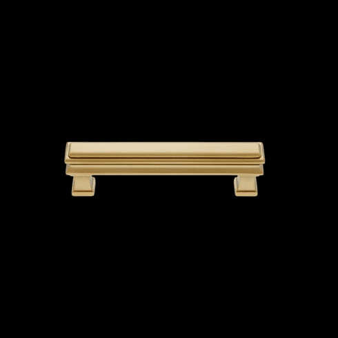 JVJ 59304 Monumental Collection Satin Brass Finish 128 mm c/c Transitional Pull, Zmac