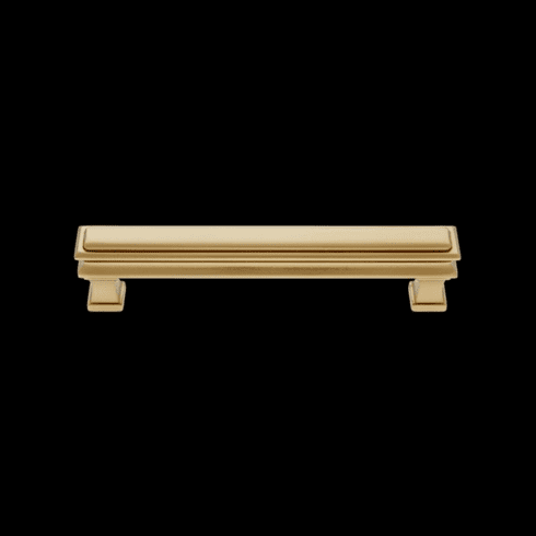 JVJ 59404 Monumental Collection Satin Brass Finish 160 mm c/c Transitional Pull, Zmac