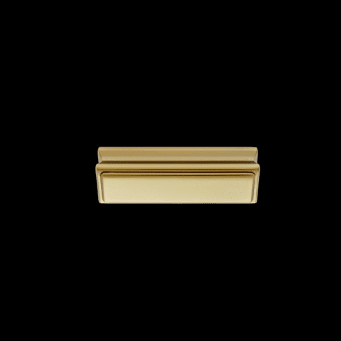 JVJ 59604 Monumental Collection Satin Brass Finish 96 mm/3" c/c Transitional Cup Pull, Zmac