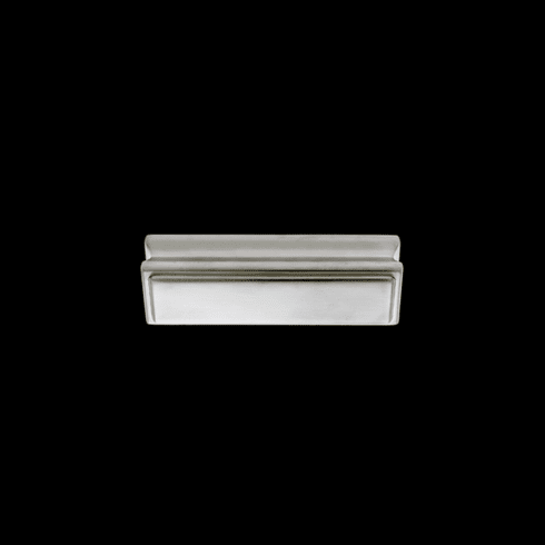 JVJ 59646 Monumental Collection Satin Nickel Finish 96 mm/3" c/c Transitional Cup Pull, Zmac