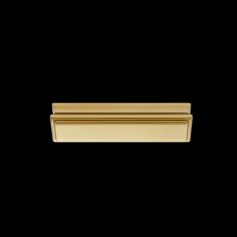 JVJ 59704 Monumental Collection Satin Brass Finish 128 mm c/c Transitional Cup Pull, Zmac