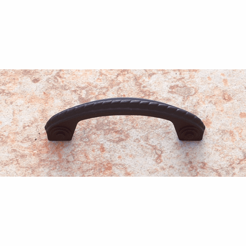 JVJ 60120 Classic Collection Oil Rubbed Bronze Finish 3� C/C English Rope Pull, Composition Solid Brass