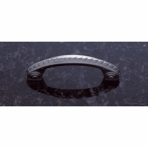 JVJ 60146 Classic Collection Satin Nickel Finish 3” c/c English Rope Pull, Solid Brass