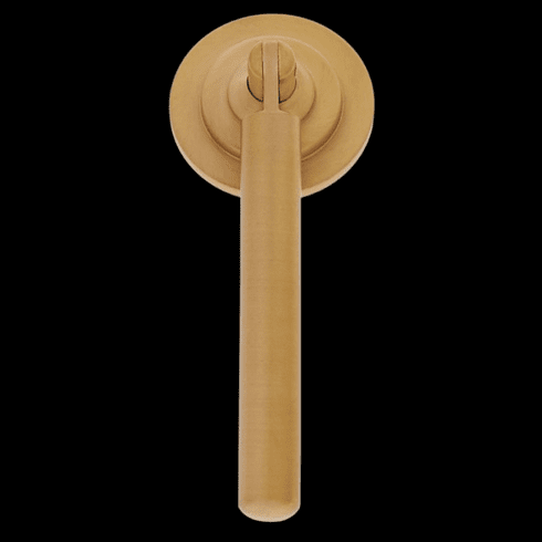 JVJ 63504 Plateau Collection Satin Brass Finish 90 MM (3-1/2") Pendant Pull, Solid Brass