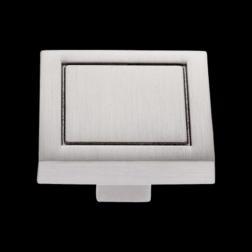 JVJ 65746 Minimalista Collection Satin Nickel Finish 32 mm Square Knob
