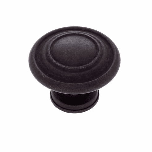 JVJ 66220 Vintage Collection Oil Rubbed Bronze Finish 1-1/4" Ringed Knob
