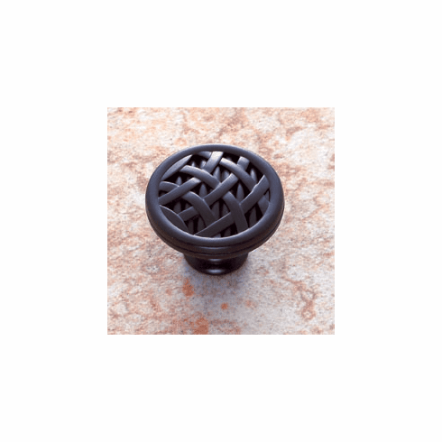 JVJ 69220 Vintage Collection Oil Rubbed Bronze Finish 1-1/2" Crisscross Knob