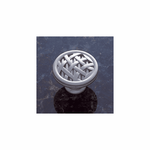 JVJ 69246 Vintage Collection Satin Nickel Finish 1-1/2" Crisscross Knob