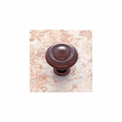 JVJ 70012 Vintage Collection Old World Bronze Finish 1-1/4" Rope Knob