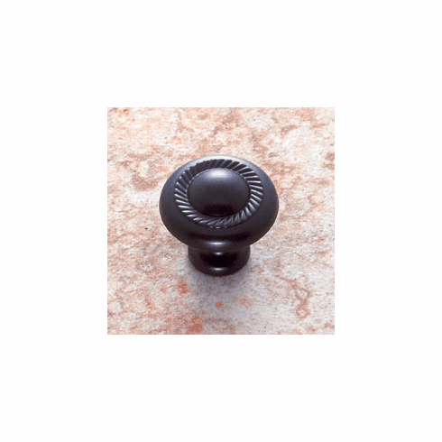 JVJ 70020 Vintage Collection Oil Rubbed Bronze Finish 1-1/4" Rope Knob