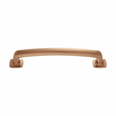 JVJ 70505 Newport Collection Rose Gold Finish 128mm c/c Traditional Pull with Square Feet