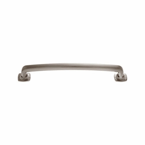JVJ 70646 Newport Collection Satin Nickel Finish 160 mm c/c Traditional Pull with Square Feet