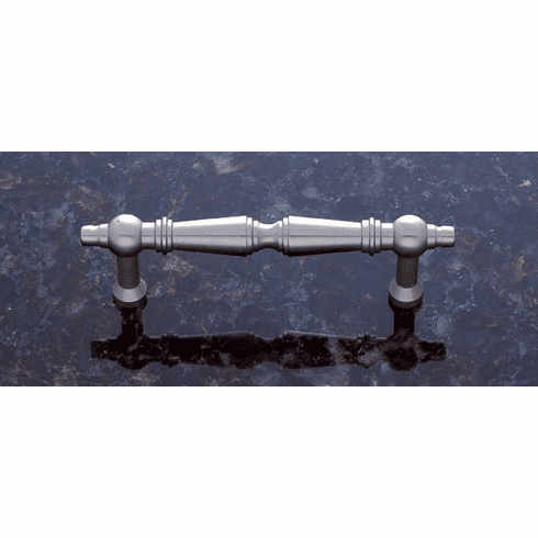 JVJ 71746 Classic Collection Satin Nickel Finish 3” c/c Pull, Solid Brass