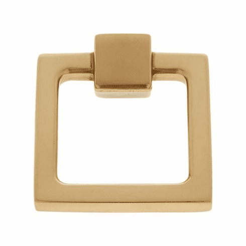 JVJ 71904 Sterling Collection Satin Brass Finish 45 mm Square Ring Pull,  Solid Brass