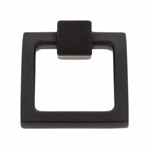 JVJ 71914 Sterling Collection Matte Black Finish 45 mm Square Ring Pull,  Solid Brass