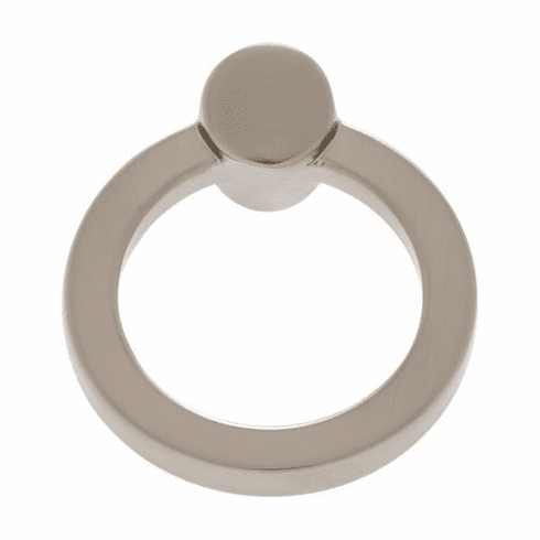 JVJ 72046 Sterling Collection Satin Nickel Finish 45 mm Round Ring Pull,  Solid Brass