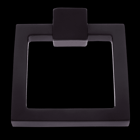 JVJ 72414 Sterling Collection Matte Black Finish 80 mm  Square Ring Pull,  Solid Brass