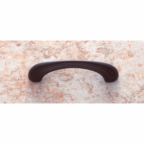 JVJ 73020 Classic Collection Oil Rubbed Bronze Finish 3” c/c Melon Pull, Solid Brass