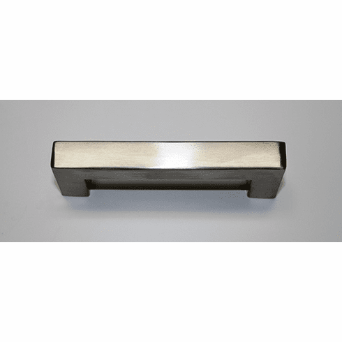 JVJ 73232 Palermo II Collection Stainless Steel Finish 96 mm c/c Squared Thick Bar Pull, Stainless Steel (14 mm diameter)