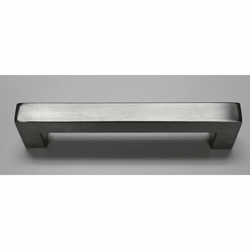 JVJ 73332 Palermo II Collection Stainless Steel Finish 128 mm c/c Squared Thick Bar Pull, Stainless Steel (14 mm diameter)