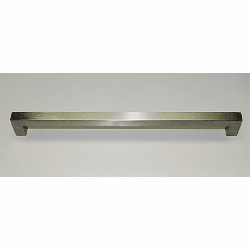 JVJ 73632 Palermo II Collection Stainless Steel Finish 304 mm (11- 15/16") c/c Squared Thick Bar Pull, Stainless Steel (14 mm diameter)