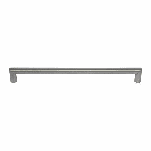 JVJ 74132 Palermo II Collection Stainless Steel Finish 12" (304.8mm) c/c Rounded Thick Bar Pull, Stainless Steel (15 mm diameter)