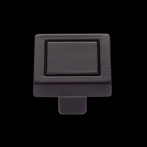 JVJ 76714 Minimalista Collection Matte Black Finish 24 mm Square Knob