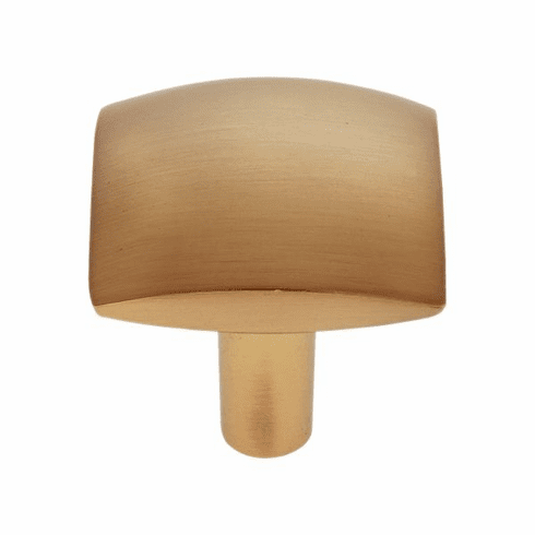 JVJ 78604 Teres Collection Satin Brass Finish 32 mm Drooped Knob
