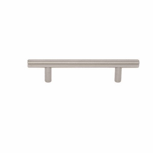 JVJ 87746 Palermo Collection Satin Nickel Finish 96 mm c/c (6" OA) Bar Pull, Steel (12 mm Diameter)