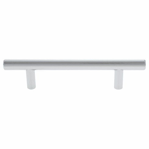 JVJ 87826 Palermo Collection Polished Chrome Finish 3" c/c (6" OA) Bar Pull,  Steel (12 mm Diameter)