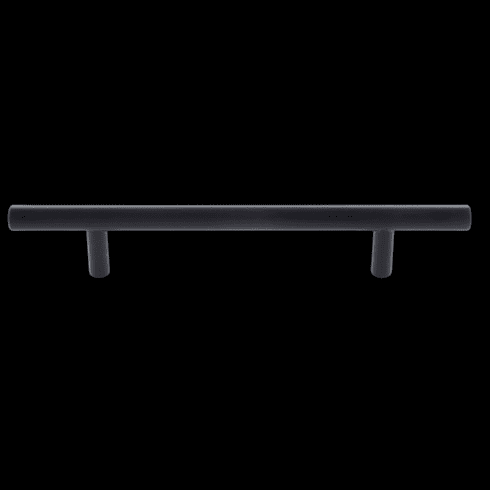 JVJ 87914 Palermo Collection Matte Black 5" c/c (8" OA) Bar Pull,  Steel (12 mm Diameter)