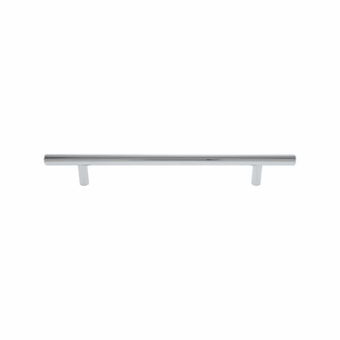 JVJ 88526 Palermo Collection Polished Chrome Finish 7" c/c (10" OA) Bar Pull,  Steel (12 mm Diameter)
