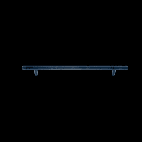 JVJ 88614 Palermo Collection Matte Black Finish 9" c/c (12" OA) Bar Pull,  Steel (12 mm Diameter)