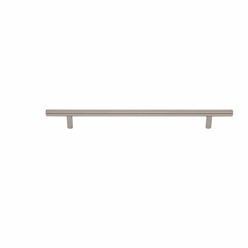 JVJ 88646 Palermo Collection Satin Nickel Finish 9" c/c (12" OA) Bar Pull, Steel (12 mm Diameter)