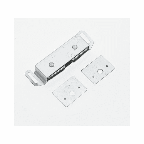 JVJ 91626 Nickel Finish Dual Heavy Duty Magnetic Catch, Alum/Steel