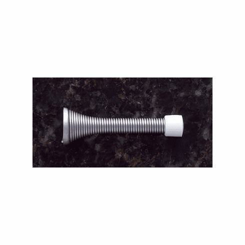JVJ 93546 Satin Nickel Finish 3-1/8” Heavy Duty Spring Door Stop