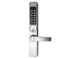 KABA ACCESS E3066-MS-NL-26D-41 E-Plex 3000 Series Electronic Pushbutton Mortise Lever Lock E3066MSNL26D41 E3066 MS NL 26D 41