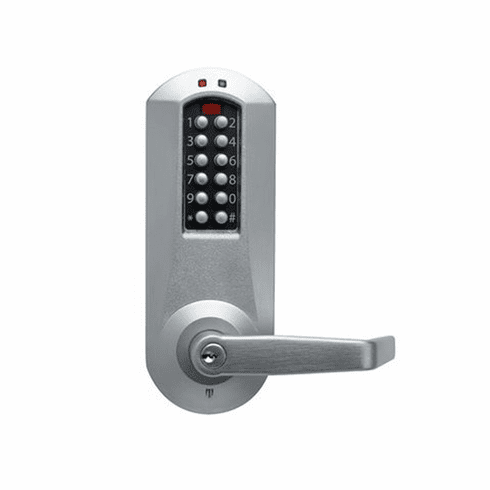 KABA ACCESS E5067-B-WL-26D-41 E-Plex 5000 Series Electronic Pushbutton Mortise Lever Lock E5067BWL26D41 E5067 B WL 26D 41