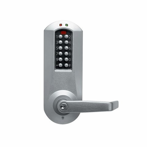 KABA ACCESS E5067-XS-WL-26D-41 E-Plex 5000 Series Electronic Pushbutton Mortise Lever Lock E5067XSWL26D41 E5067 XS WL 26D 41