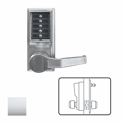 KABA ACCESS LL1012-026-41 L1000 Series Mechanical Pushbutton Cylindrical Lever Lock LL101202641 LL1012 026 41