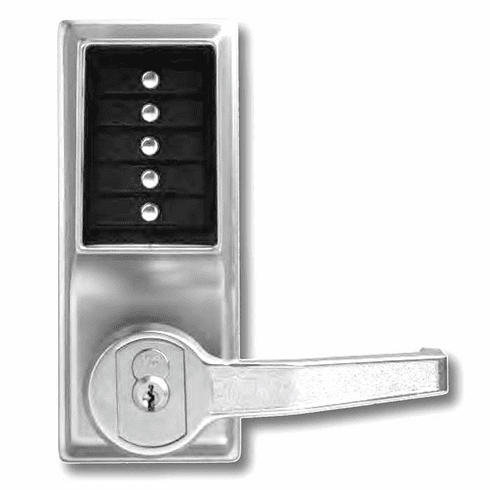 KABA ACCESS LR1031-26D-41 L1000 Series Mechanical Pushbutton Cylindrical Lever Lock LR103126D41 LR1031 26D 41